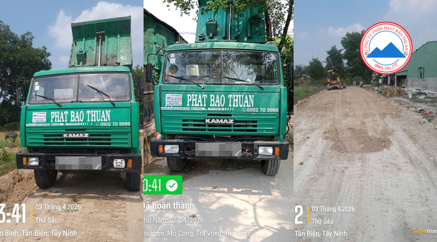 Phát Bảo Thuận nhận giao vật tư xây dựng và dịch vụ thi công san lấp nền
