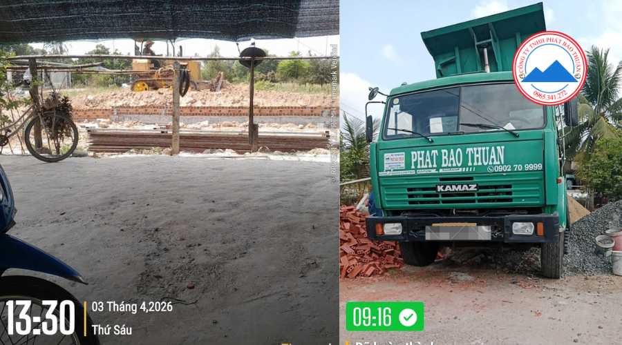Phát Bảo Thuận nhận thi công san lấp, ủi nền