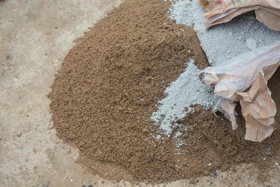 Quy trình trộn hồ thường gồm 4 bước cơ bản