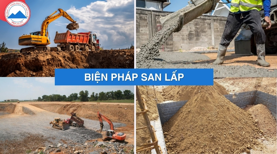 Các biện pháp thi công san lấp mặt bằng