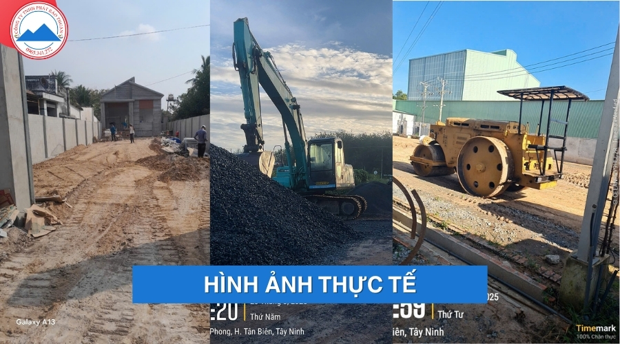 Hoạt động san lấp mặt bằng của Phát Bảo Thuận
