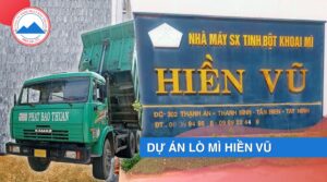 Dự án hợp tác cung cấp vật liệu xây dựng và dịch vụ thi công mặt bằng của Phát Bảo Thuận với Quý đối tác Lò mì Hiền Vũ