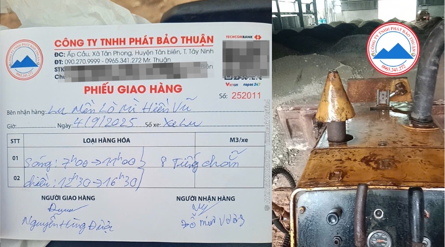 Hình ảnh bắt đầu thực hiện và phiếu luôn được ghi nhận